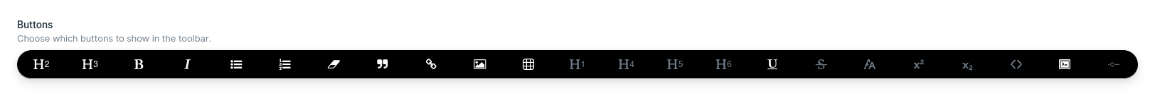 Statamic bard fieldtype definieren
